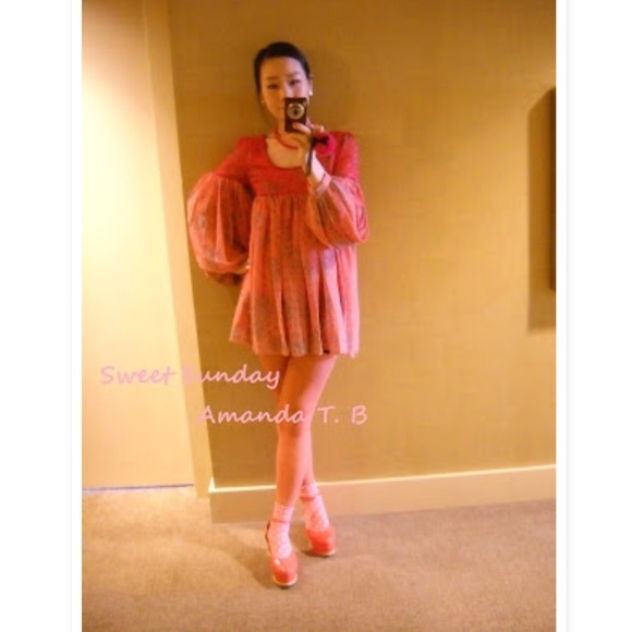 Japan Kaiwaii doll dress/top 60s style - Picture 1 of 7